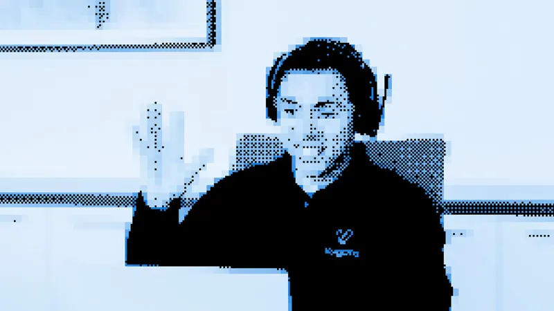 Support agent handling customer conversations